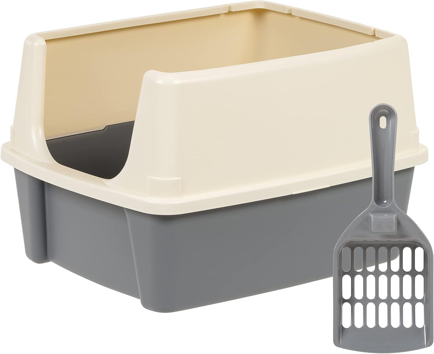 61-eGhNXhAL._AC_SL1500_.jpg Large high-sided litter box - Image 1