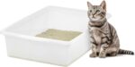 Large open-top litter box