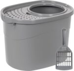 Large high-sided litter box