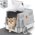 Stainless steel litter box for small cats/kittens